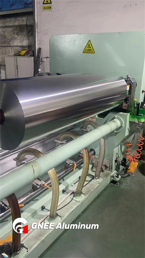 Roll Junmbo Ffoil Alwminiwm Ar Gyfer Achos Sigaréts